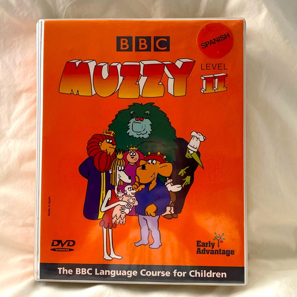 Muzzy BBC Language Course Spanish Level 2 Complete with Booklet and DVDs
